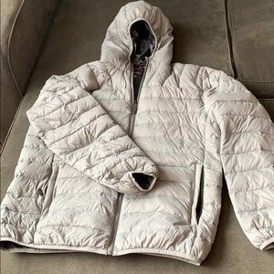 Packable Grey Down Jacket
